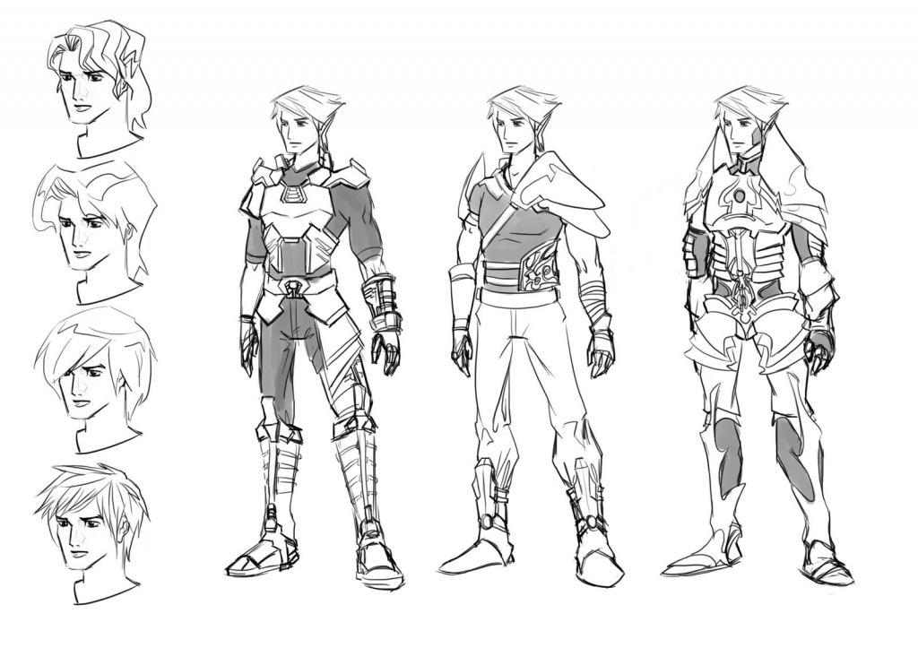 character models for drawing