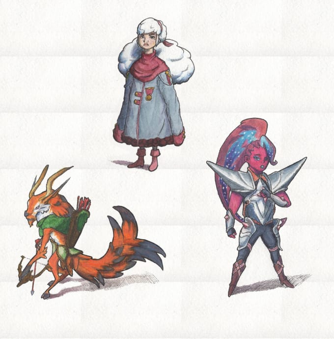 680x690 Draw Your Original Characters Or Ideas - Character Drawing Ideas