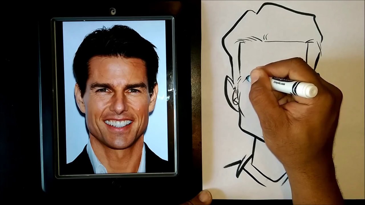 1280x720 How To Draw A Caricature Using Easy Basic Shapes - Charactercher Drawing
