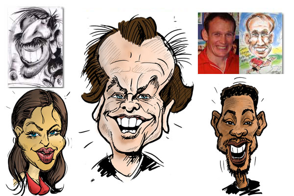 600x400 Learn How To Draw Caricatures - Charactercher Drawing