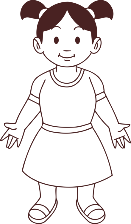 440x750 Child Drawing Line Art Cartoon Caricature Cc0 - Charactercher Drawing