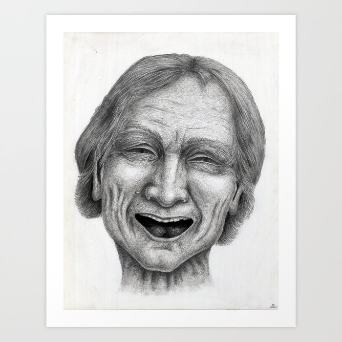 700x700 Untitled - Charcoal And Graphite Drawing