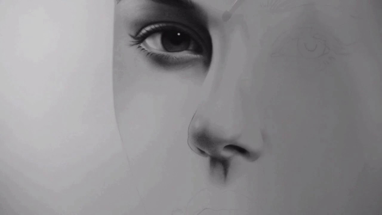 1280x720 charcoal and graphite realistic drawing - Charcoal And Graphite Drawing