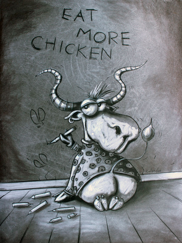 600x800 charcoal drawing more whimsical fine arts - Charcoal Animal Drawings