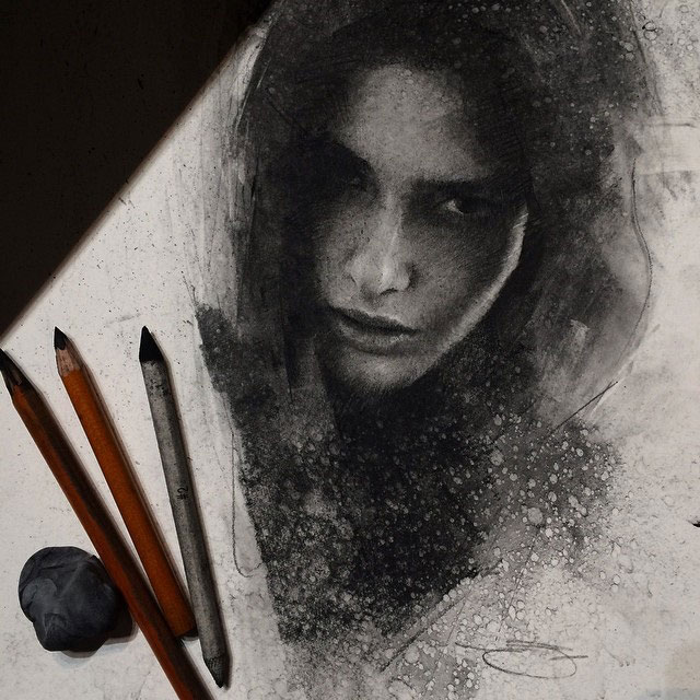 640x640 Stunning Charcoal Drawings On Paper - Charcoal Drawing Artists