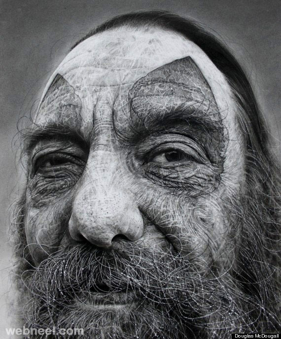 570x687 Beautiful And Realistic Charcoal Drawings For Your Inspiration - Charcoal Drawing Artists