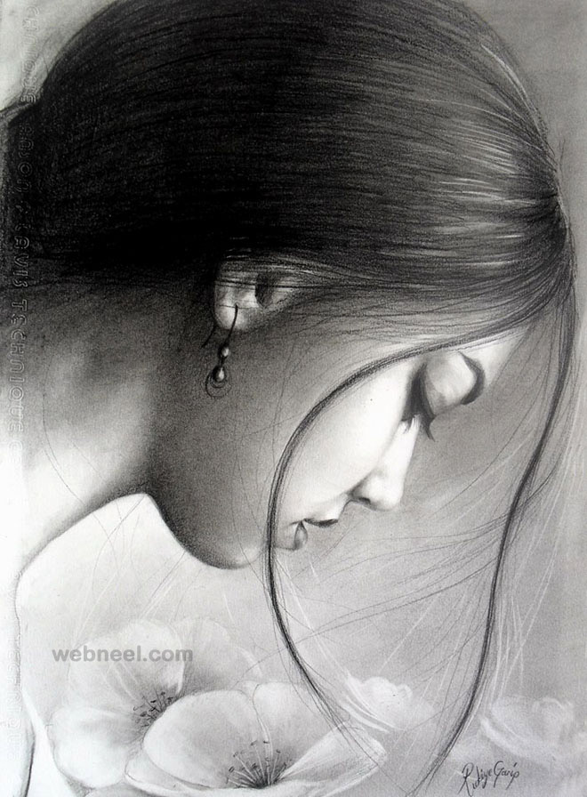 660x896 Beautiful And Realistic Charcoal Drawings For Your Inspiration - Charcoal Drawing For Beginners