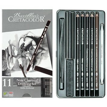 355x355 cretacolor noir charcoal drawing set - Charcoal Drawing Set