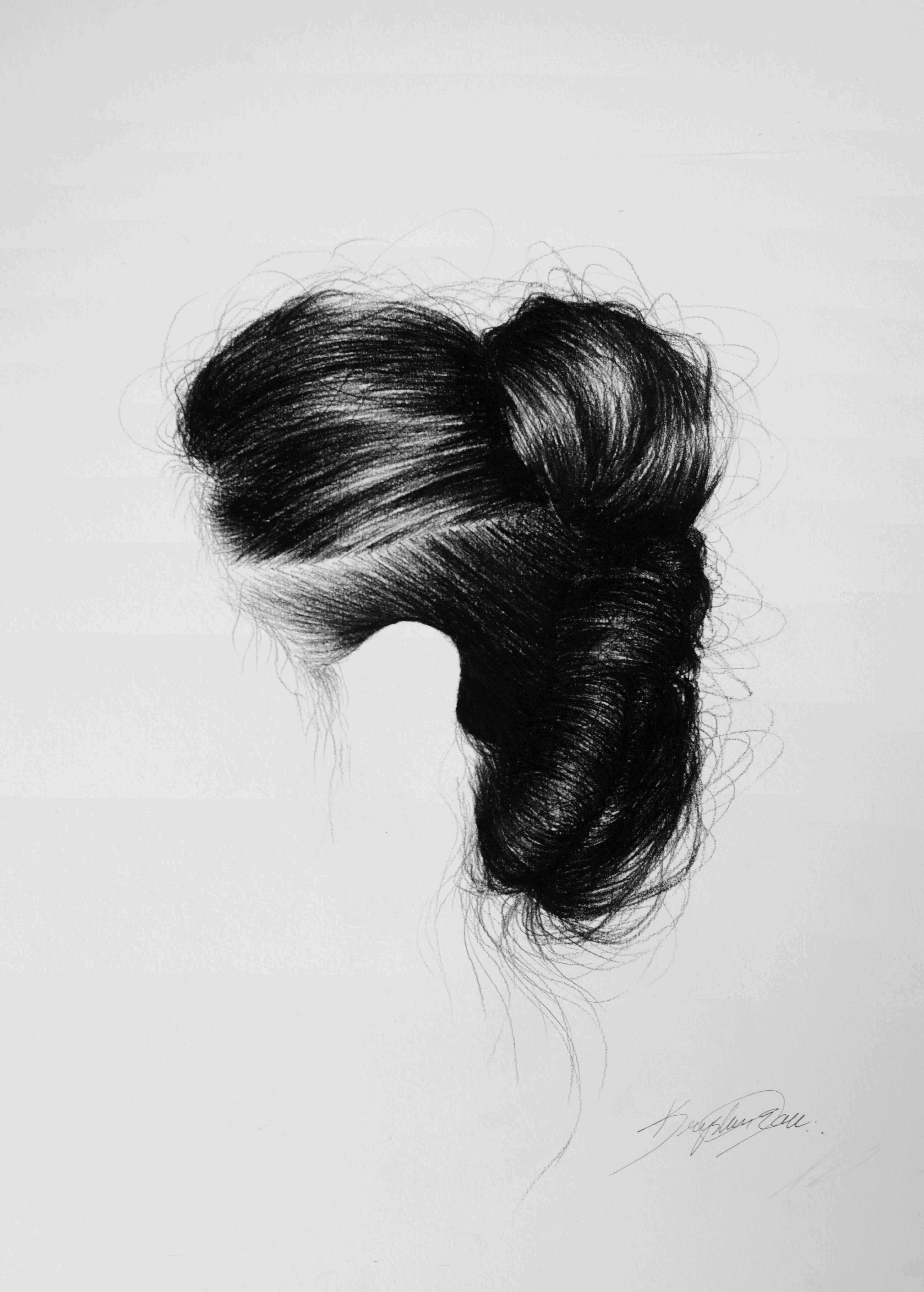 Charcoal Hair Drawing at Explore collection of