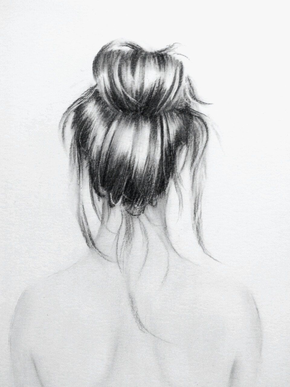 960x1280 original charcoal drawing of carey - Charcoal Hair Drawing