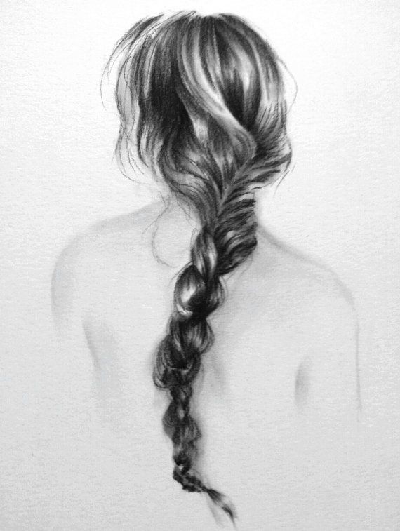 Charcoal Hair Drawing at Explore collection of