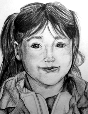 300x391 the perfect strand drawing hair with charcoal - Charcoal Hair Drawing