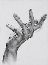 195x259 Best The Study Of Hands Images In Sketches, How To Draw - Charcoal Hand Drawing