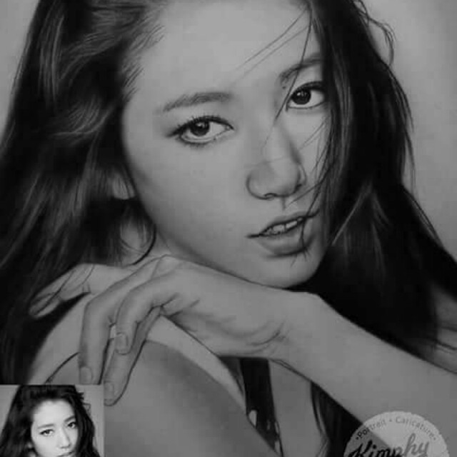 640x640 charcoal portrait drawing, design craft, artwork on carousell - Charcoal Portrait Drawing