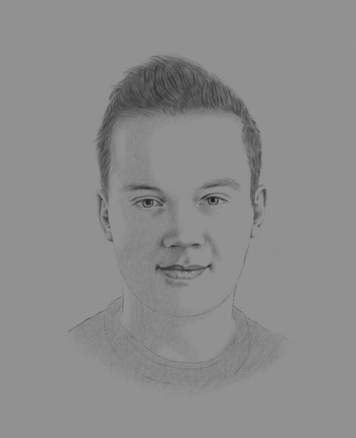 500x615 Drawing Charcoal Portraits - Charcoal Portrait Drawing