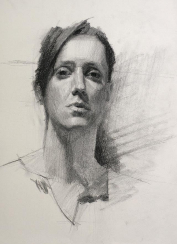 Charcoal Portrait Drawing at PaintingValley.com | Explore collection of ...