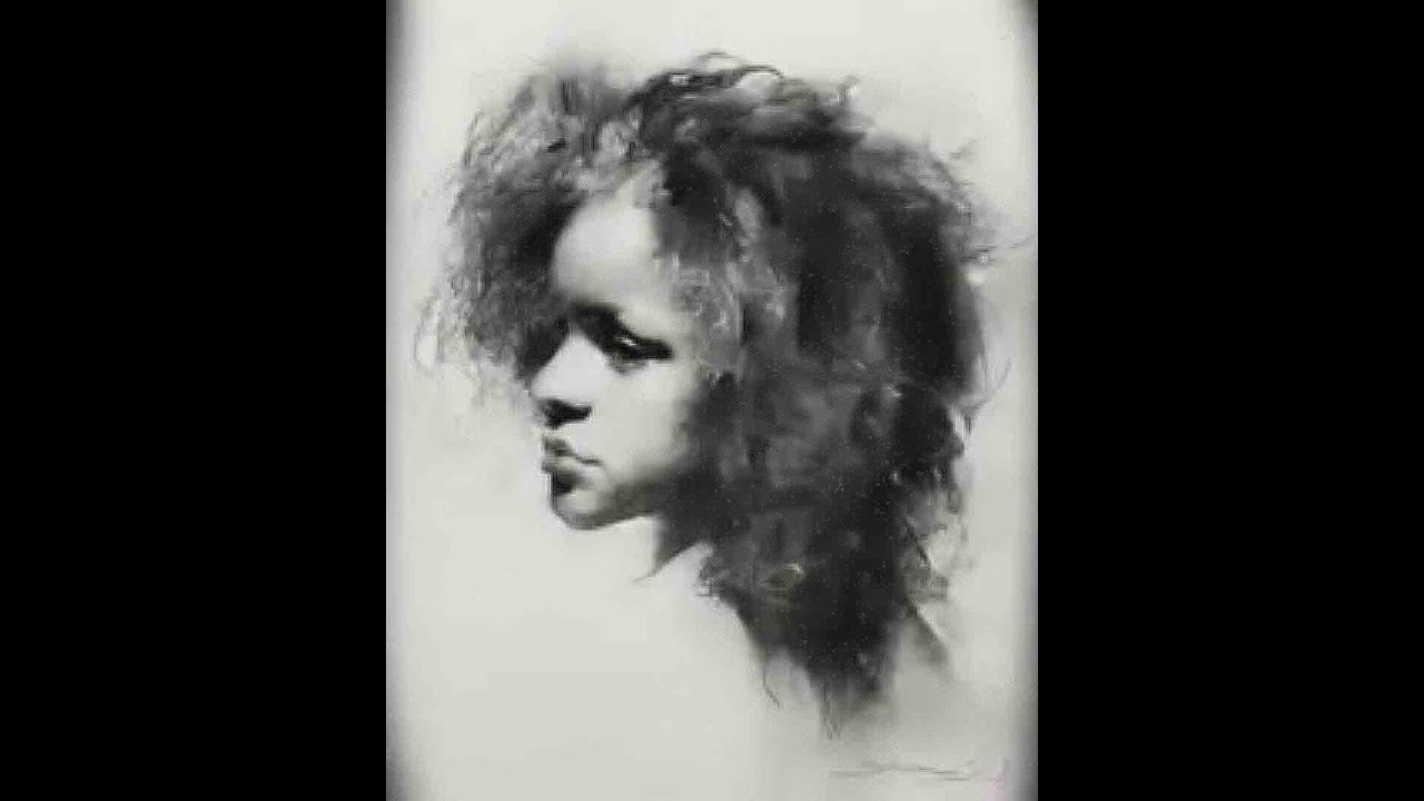 1280x720 Charcoal Drawing - Charcoal Portrait Drawing