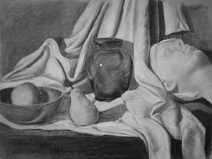 300x226 Charcoal Still Life Drawing - Charcoal Still Life Drawing