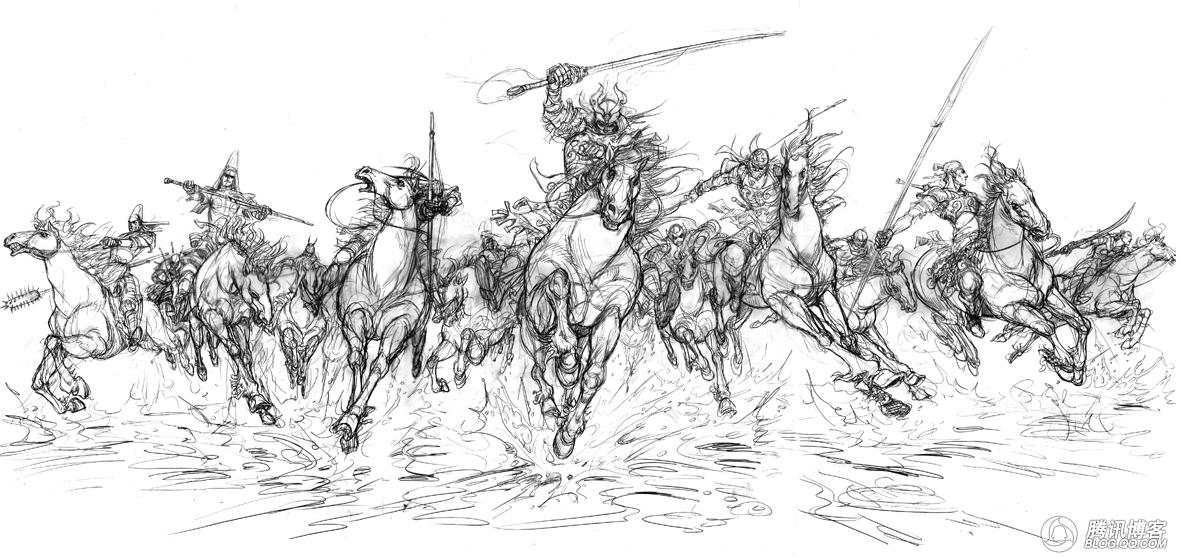 1181x557 Flag Drawing Samurai For Free Download - Charge Drawing