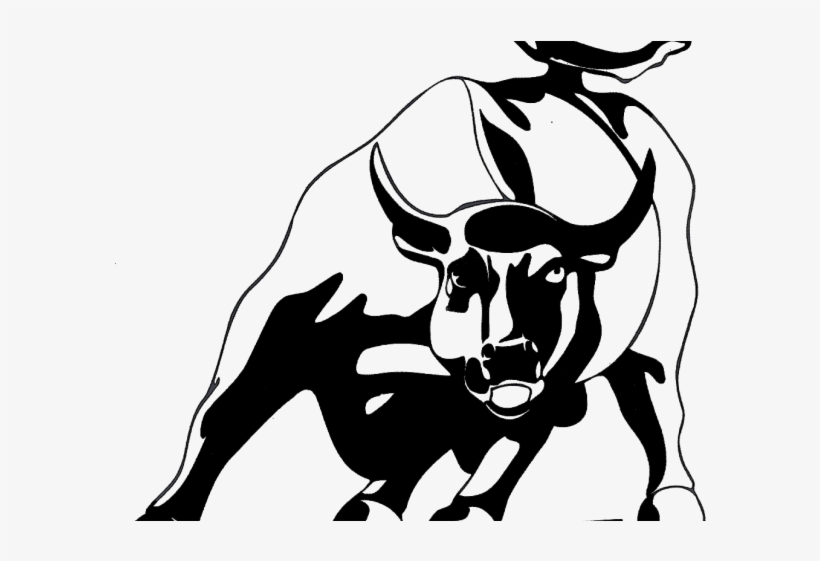 820x561 drawn bulls toro - Charging Bull Drawing