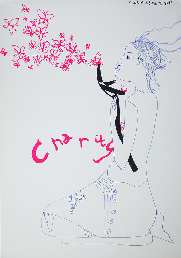632x900 Divine Feelings - Charity Drawing