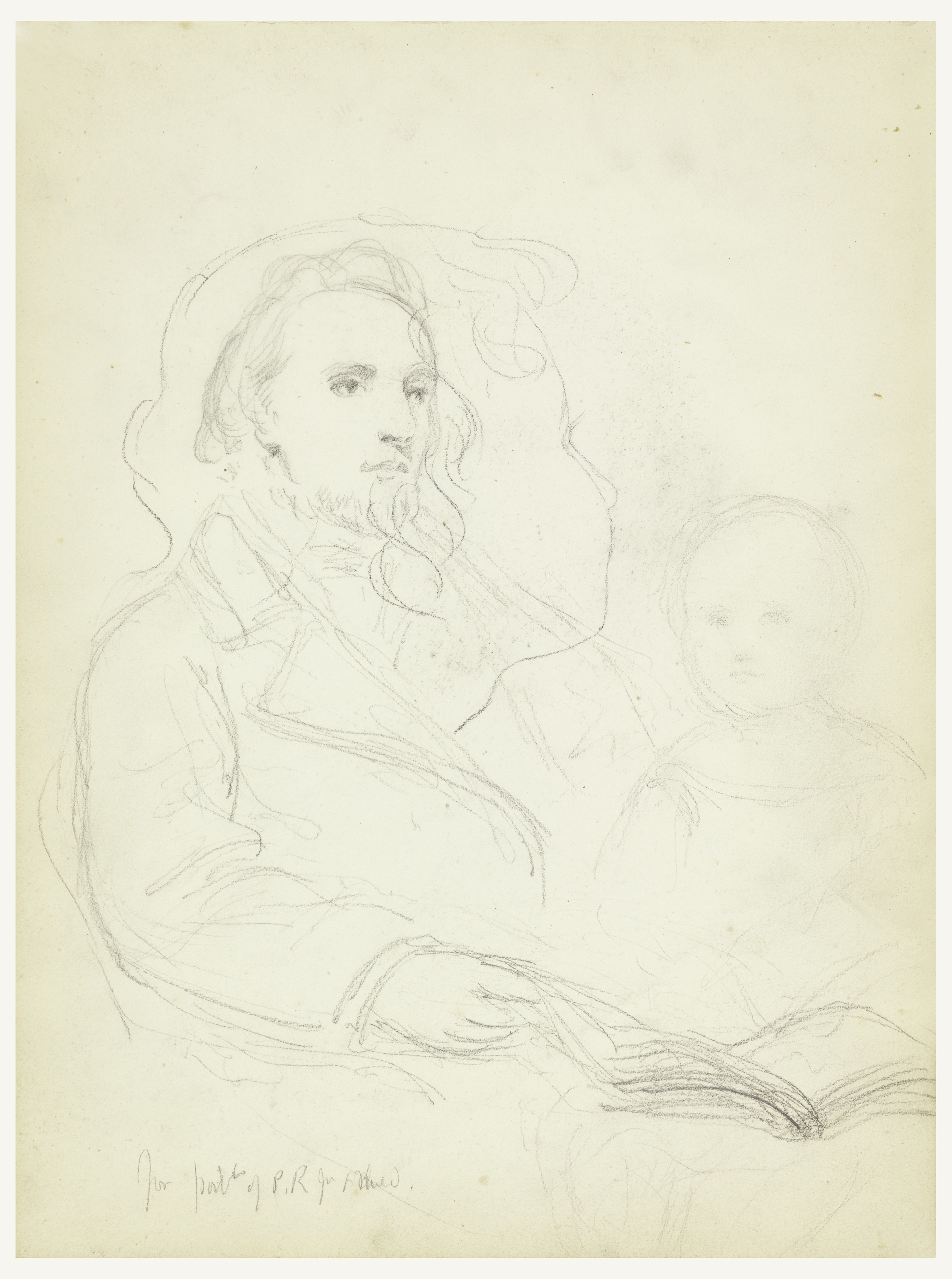 3050x4096 Filedrawing, Sketches For Lesson Of Charity And Portrait - Charity Drawing