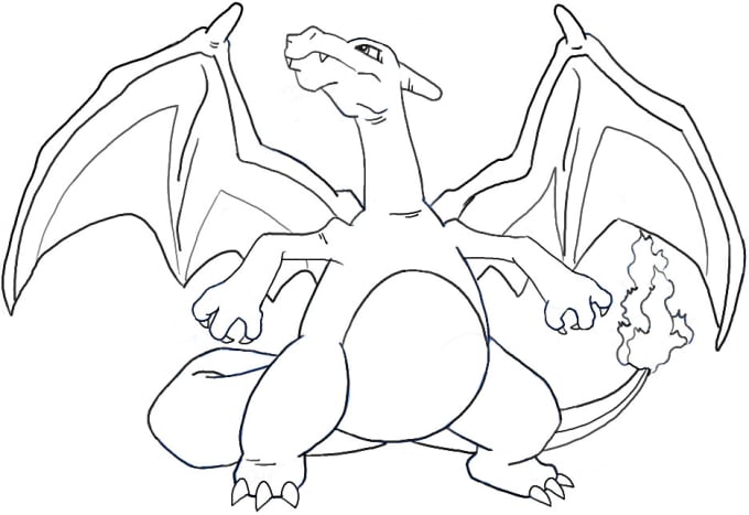 Mega Charizard Drawing at PaintingValley.com | Explore collection of ...