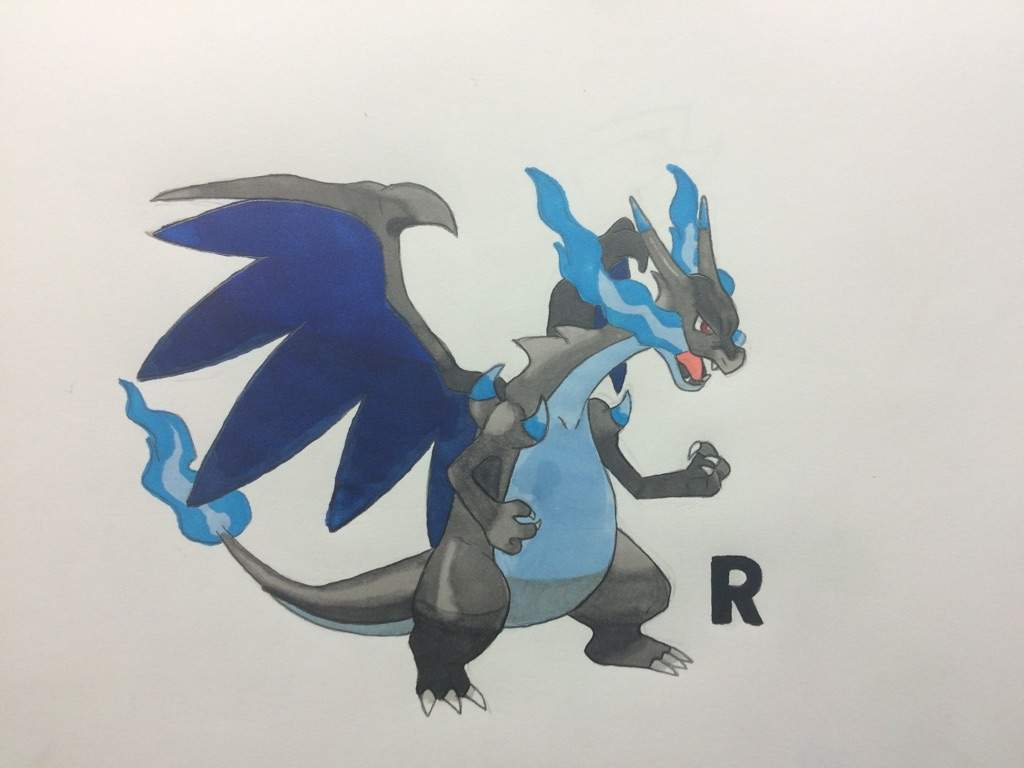 1024x768 Charizard X Drawing Tutorial Amino - Charizard X Drawing