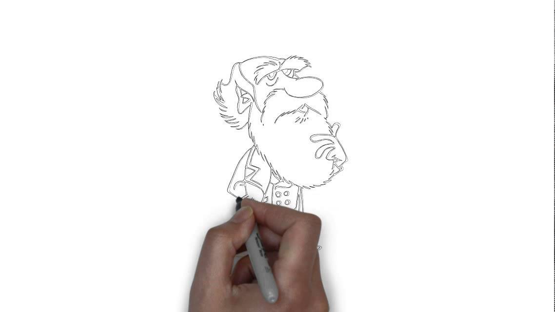 1138x640 how to draw charles darwin - Charles Darwin Drawings