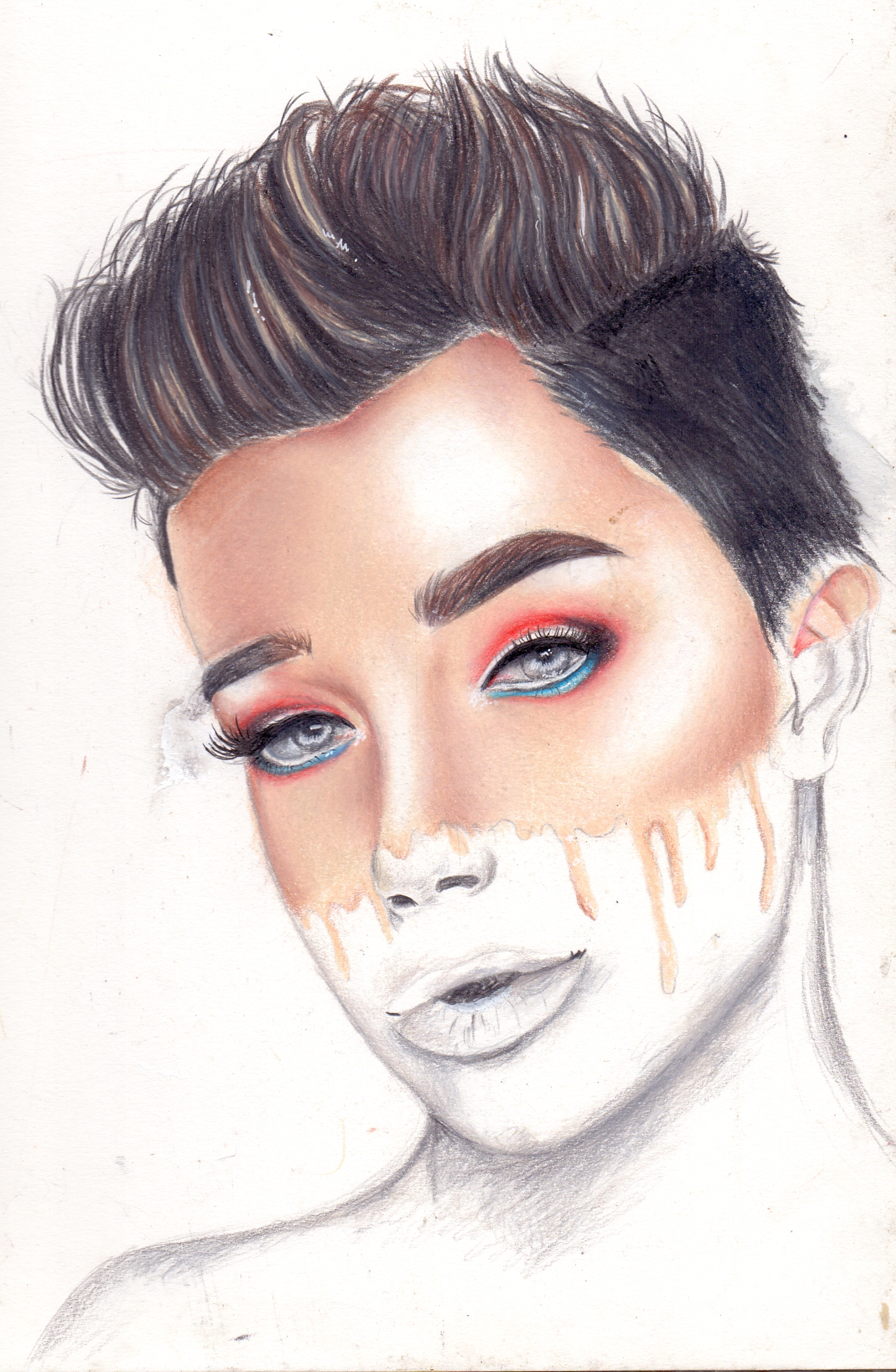 1447x2213 James Charles Drawing - Charles Drawing