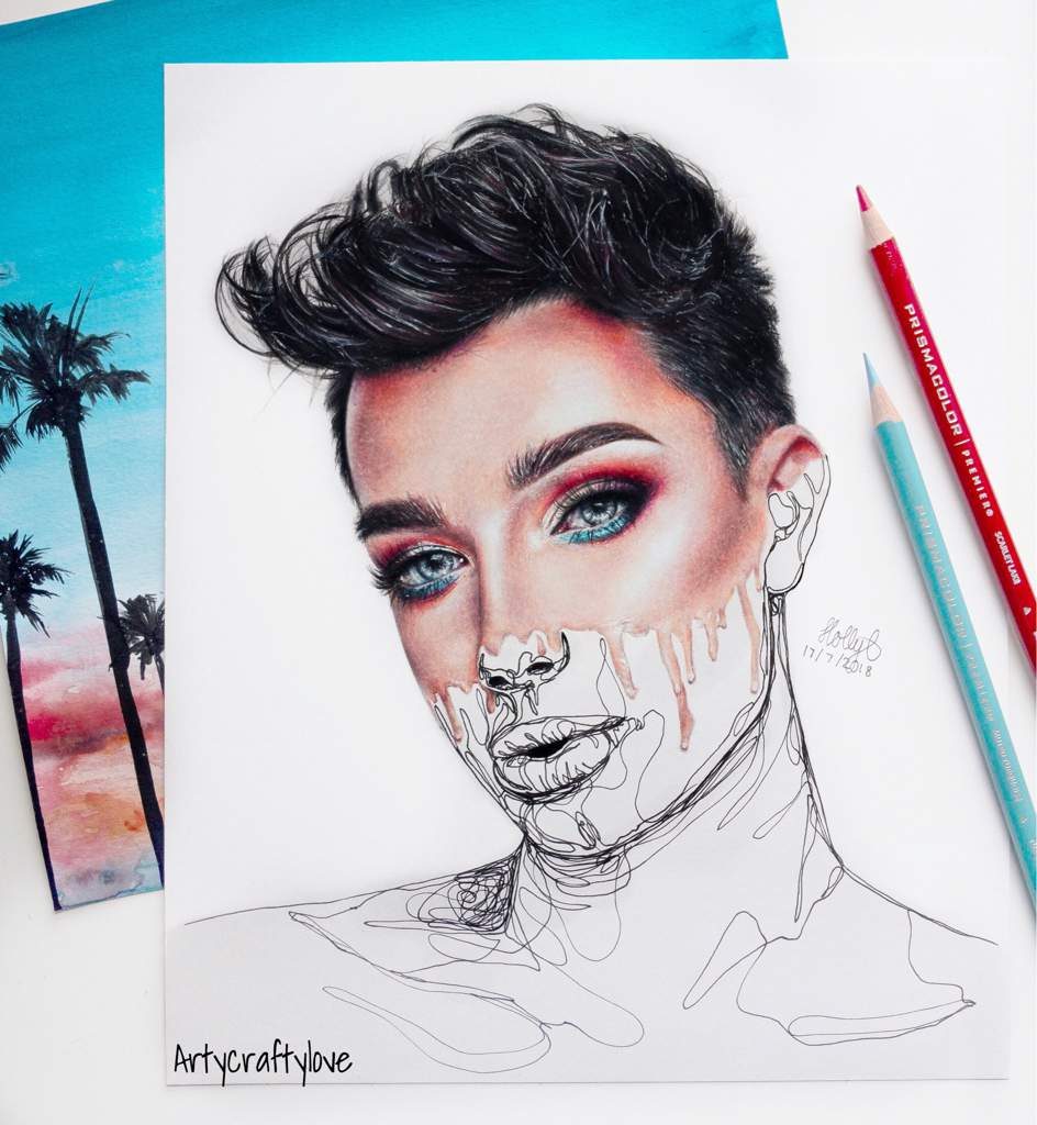 944x1024 James Charles Drawing Girls Amino Amino - Charles Drawing