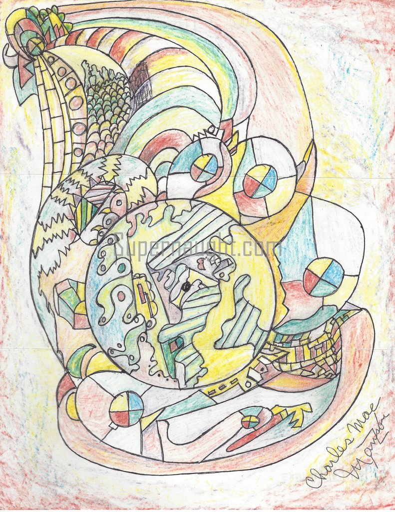 791x1024 Charles Manson Touched - Charles Manson Drawing