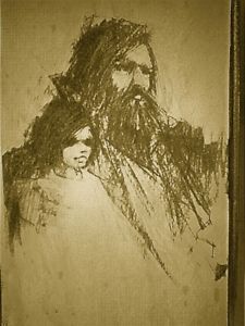 225x300 Charcoal Drawing Art Pictures Painting Of Charles Manson Ebay - Charles Manson Drawing