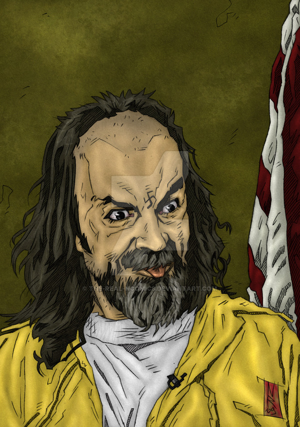 600x853 Charles Manson - Charles Manson Drawing