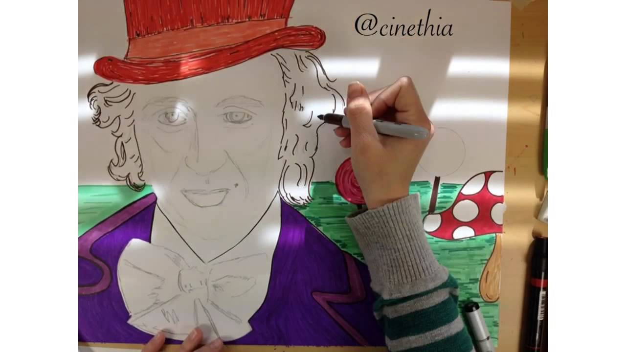 1280x720 willy wonka and the chocolate factory drawing - Charlie And The Chocolate Factory Drawing