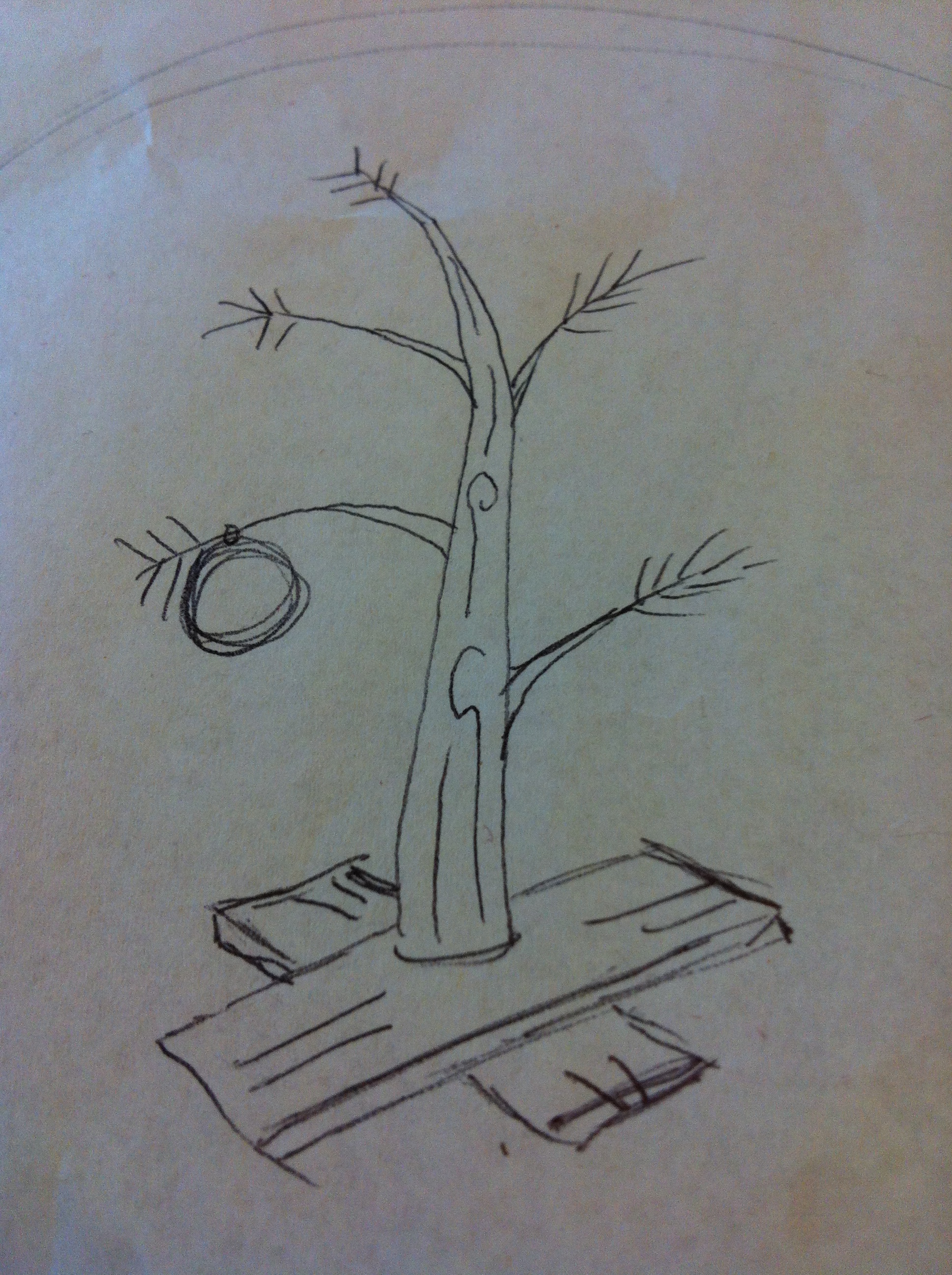 1936x2592 charlie brown christmas tree embroidered gift stitchnsift - Charlie Brown Christmas Tree Drawing