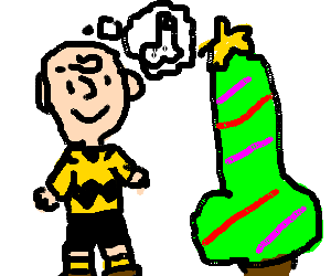 300x250 charlie brown christmas tree looks like a dick drawing - Charlie Brown Christmas Tree Drawing