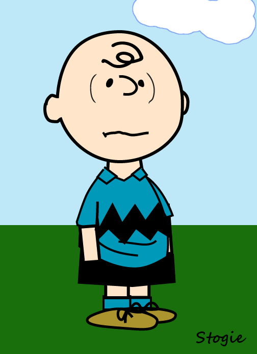 504x692 saberpoint my drawing of charlie brown - Charlie Brown Drawing