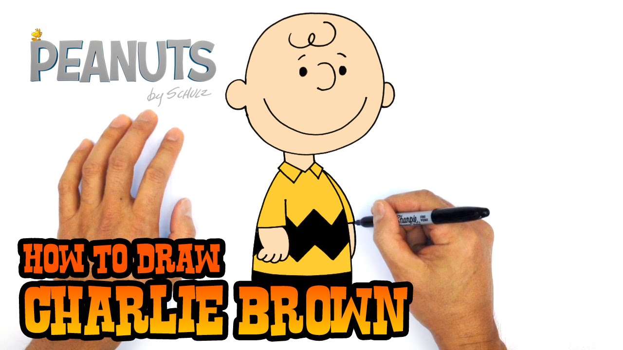 1280x720 how to draw charlie brown peanuts - Charlie Brown Drawing