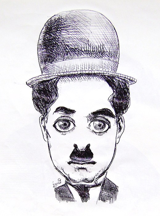 Charlie Chaplin Drawing at PaintingValley.com | Explore collection of ...