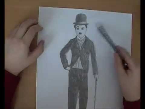 480x360 Drawingcharlie Chaplin - Charlie Chaplin Drawing