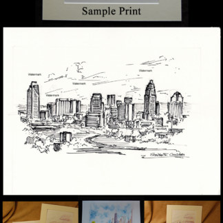 324x324 Charlotte Skyline - Charlotte Skyline Drawing