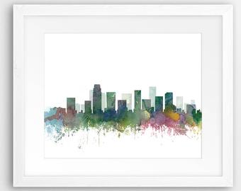 340x270 Charlotte Skyline Etsy - Charlotte Skyline Drawing