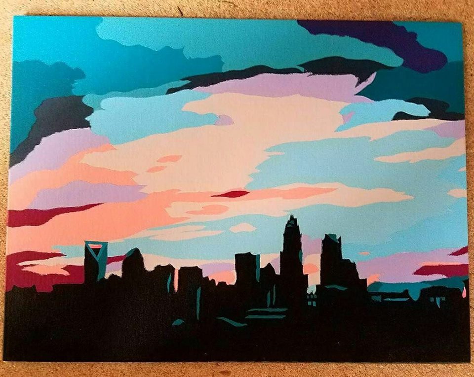 960x765 Art House Charlotteart House Charlotte - Charlotte Skyline Drawing