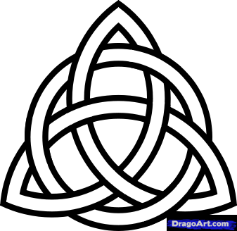 337x328 Step How Draw A Triqutra Circle - Charmed Drawings