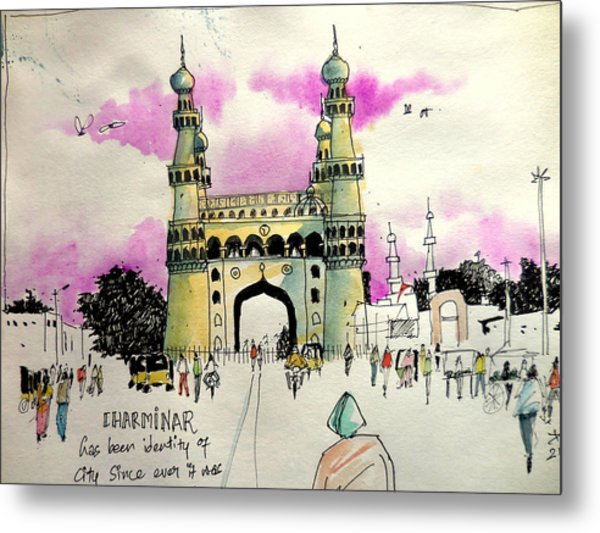 600x533 Charminar Drawing - Charminar Drawing