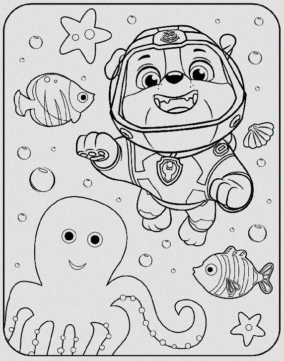 572x727 How To Draw Spy Chase Paw Patrol - Chase Paw Patrol Drawing