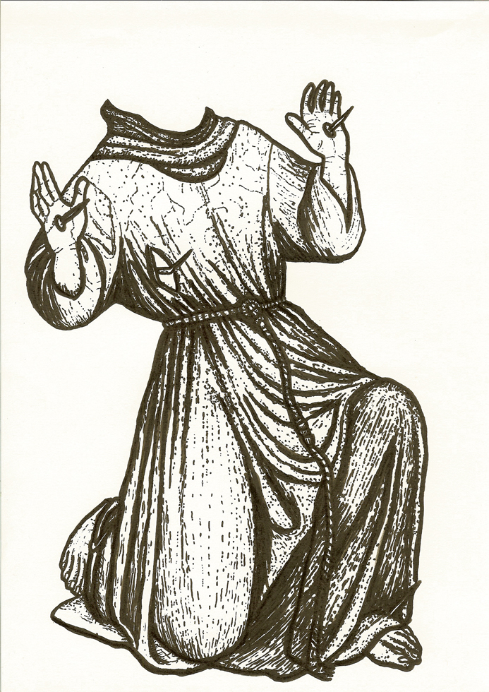 693x980 Michael Landy Poverty, Chastity And Obedience Drawing Biennial - Chastity Drawing