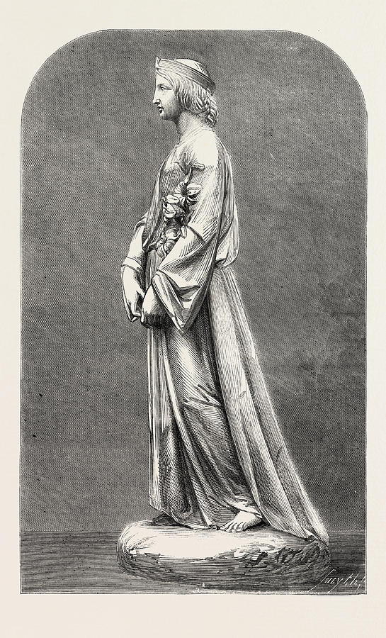 545x900 Sculpture Chastity, In The Royal Academy Exhibition Drawing - Chastity Drawing