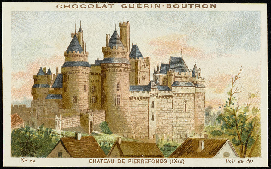 900x562 Chateau De Pierrefonds - Chateau Drawing